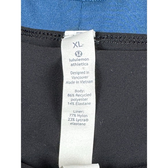 Lot of 4 Lululemon Shorts Mens XL Black & Blue (see description for details) - Picture 10 of 16